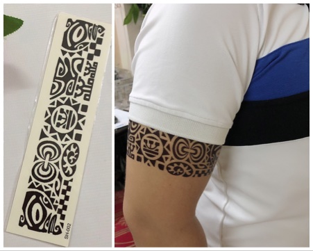 Mua Hình xăm dán tattoo cao cấp Loại đặc biệt 15x21cm vòng tay đường  thẳng tại MTPshop  Tiki