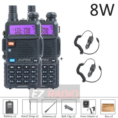 Baofeng UV 5R Walkie Talkie 10KM UV5R CB Radio Receiver Station Two-way Walkie-talkies 4PCS 2PCS Powerful UV-5r UV 82 UV 9R dmr (4)
