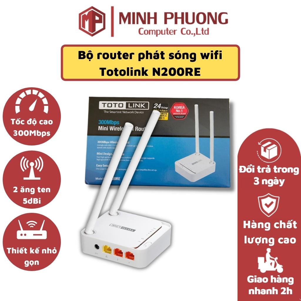 Bộ phát wifi totolink n200re - router wi-fi chuẩn n 300mbps