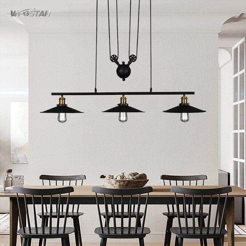 3 Heads Vintage Retro Pendant Light Living Room Dining Room Hanging Lamp for Restaurant Bar Cafe Shop Droplight ราคา 4,150 บาท*ส่งฟรี