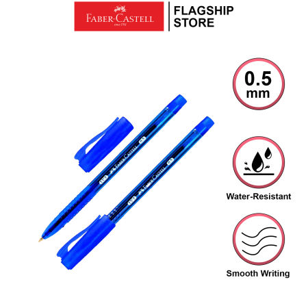 Faber-Castell LV5 Ballpen 0.5 Blue 2PCS