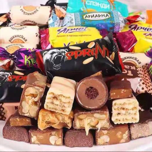 kẹo socola nga mix vị gói 500G chính hãng