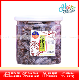 Kẹo Ô Mai Nho Hộp 240g