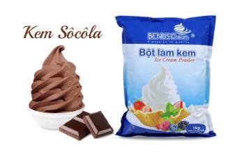 Bột làm kem tươi - Socola