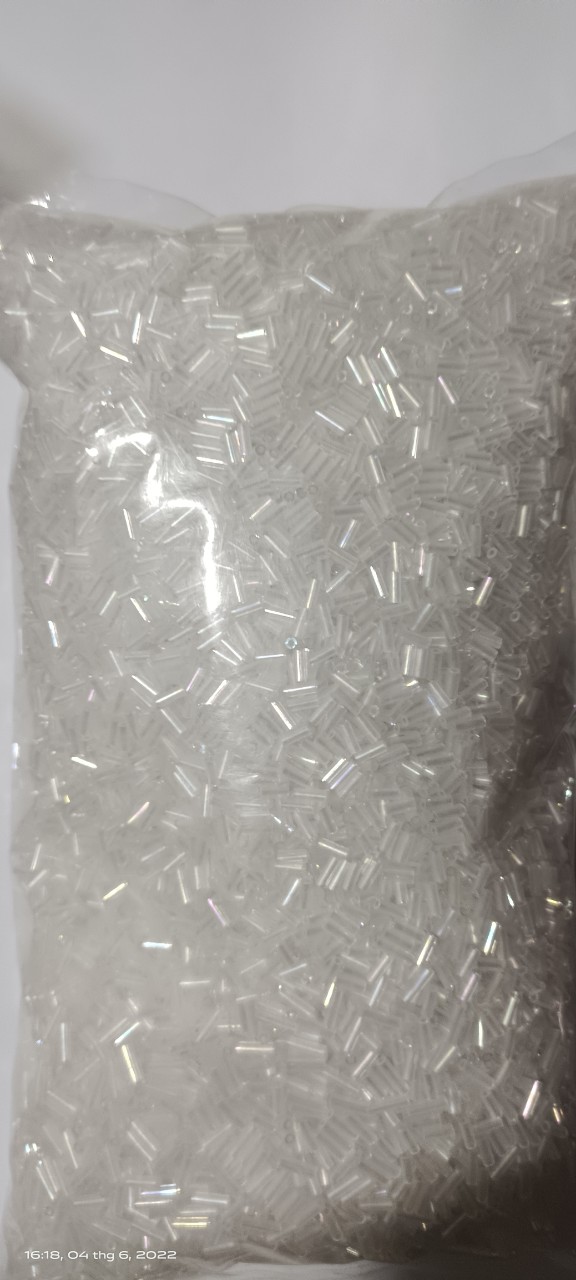 Hạt cườm màu trắng - phụ liệu may mặc, phụ kiện