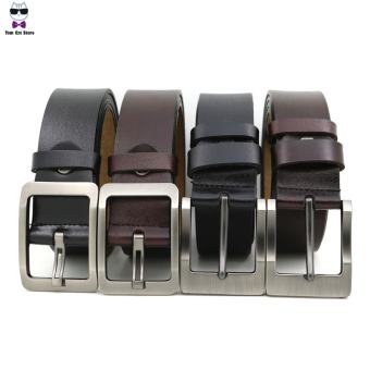 Thắt Lưng Da Bò Nam Thắt Lưng Nam Cao Cấp Thắt Lưng Khóa Đục Lỗ HK Cao Cấp BH 2 năm