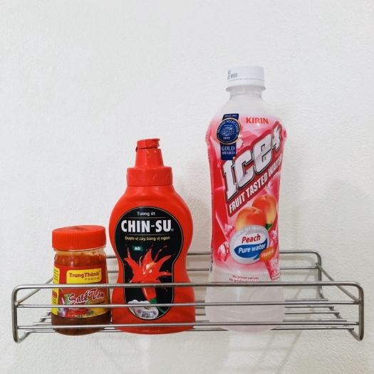 Hot-selling household goods Kệ Góc Tường Inox Cao Cấp Không Gỉ Kệ Nhà Tắm Dán Tường Đựng Đồ Đa Năng