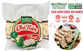 Chả Nấm Chay An Nhiên 250g, Thực Phẩm Thuần Chay, Chả Chay
