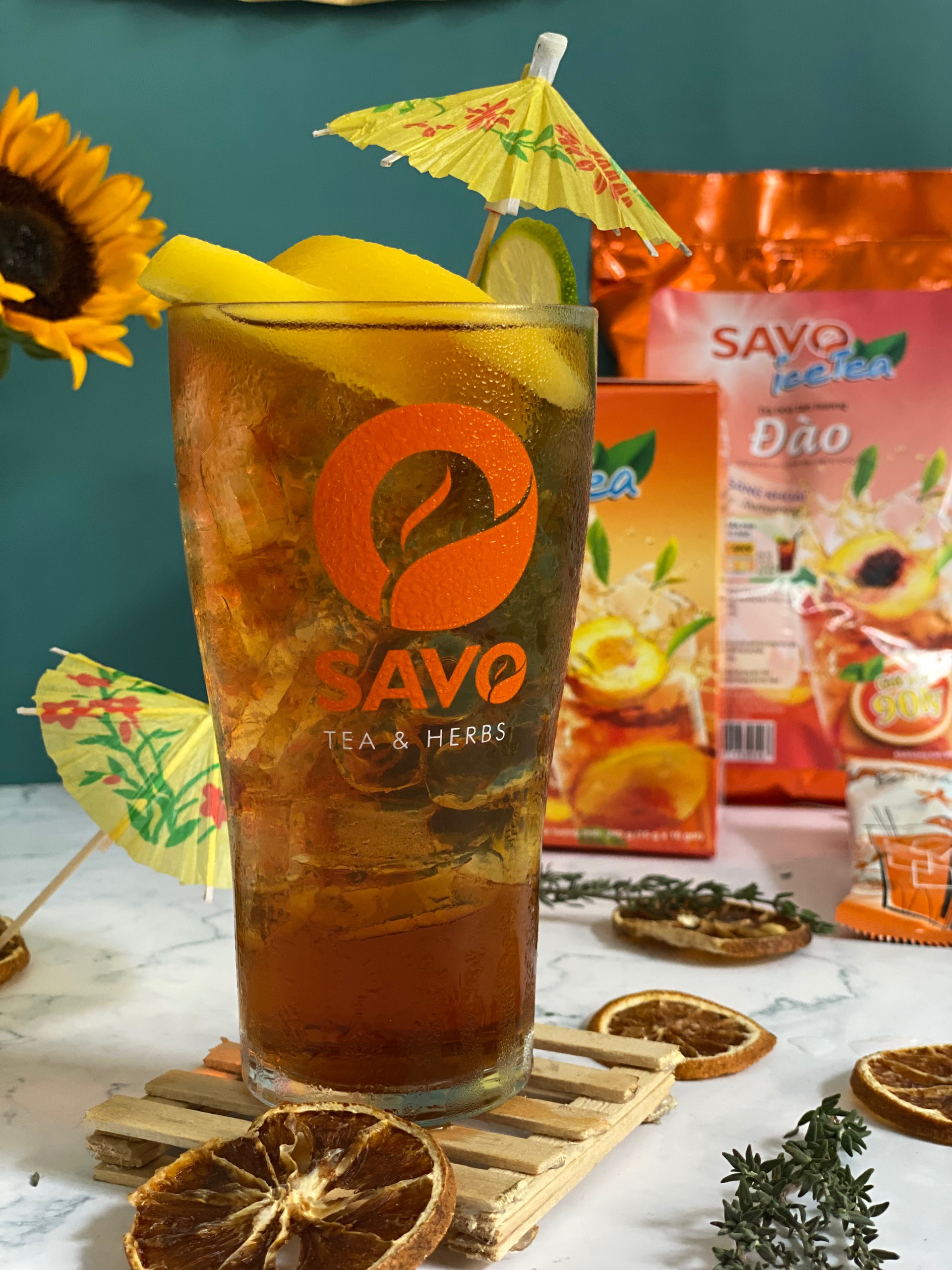 Savo trà hòa tan - vị đào