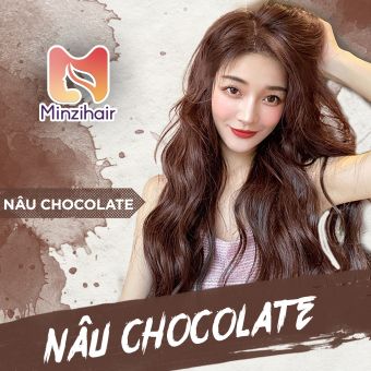 Thuốc Nhuộm Tóc Màu Nâu Chocolate / Nâu socola [Lên Từ Nền Đen]