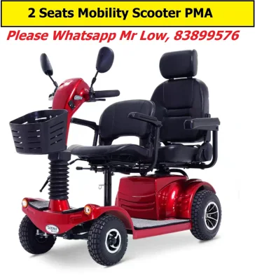 2 Seaters Mobility Scooter PMA (1)