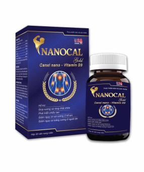 Nanocal Gold, Hỗ Trợ Xương Khớp, Bổ Sung Canxi D3