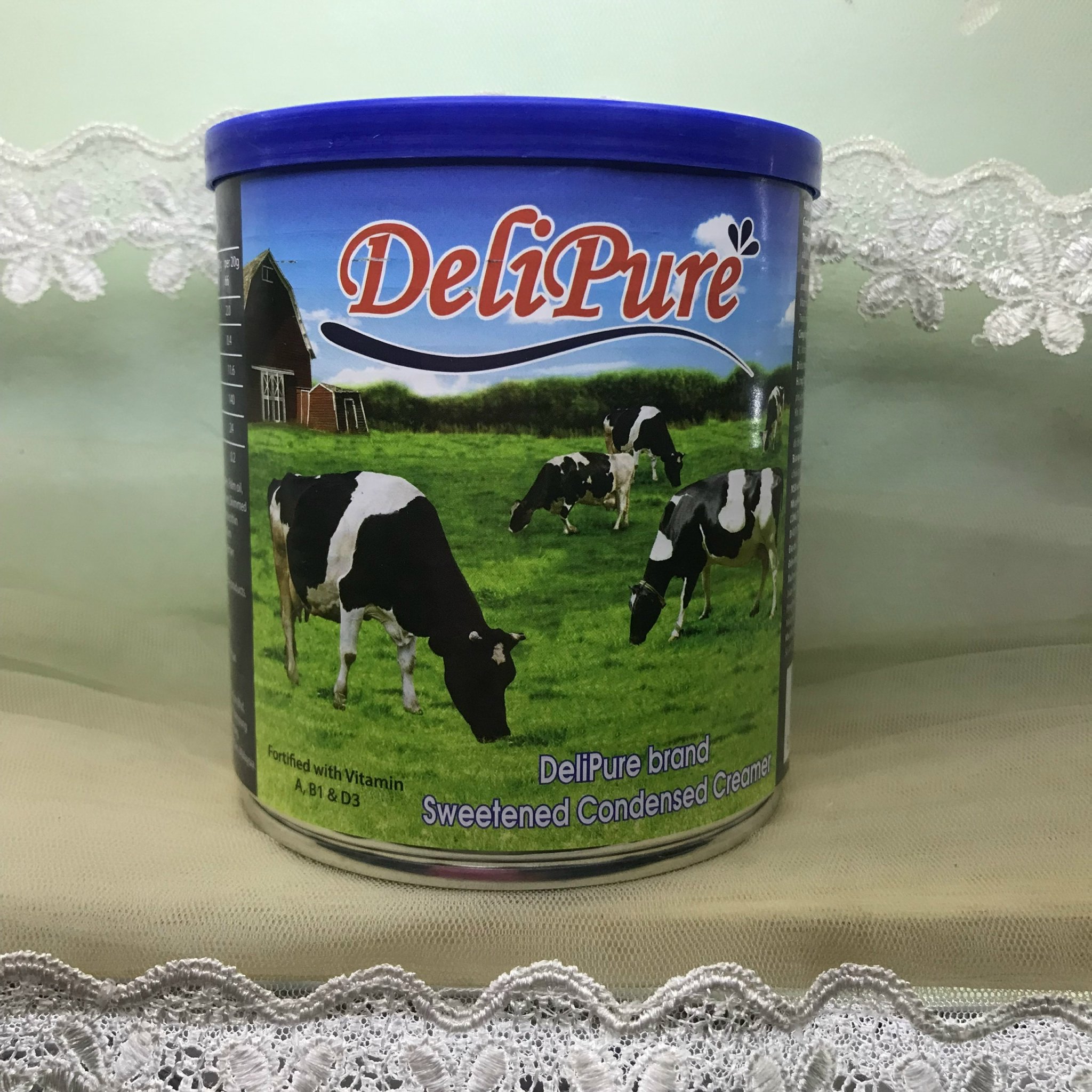 3 Lon- Sữa đặc có đường Delipure 1kg/lon