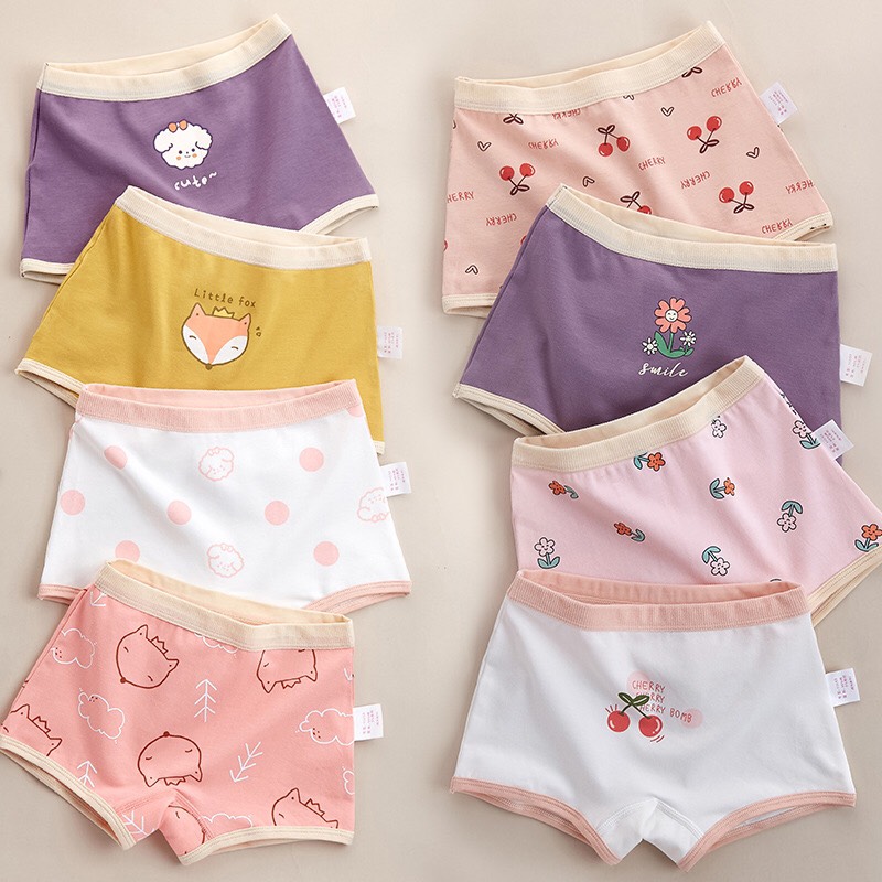 Chip đùi cho bé sét 4 quần lót bé gái size đại đồ lót trẻ em từ 9-47kg