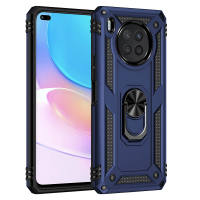 For Huawei Nova 8i Honor 50 Lite Phone CaseLuxury Armor Shockproof TPU+PC 2 in 1 360 Degree Rotating Holder Ring Back Cover
