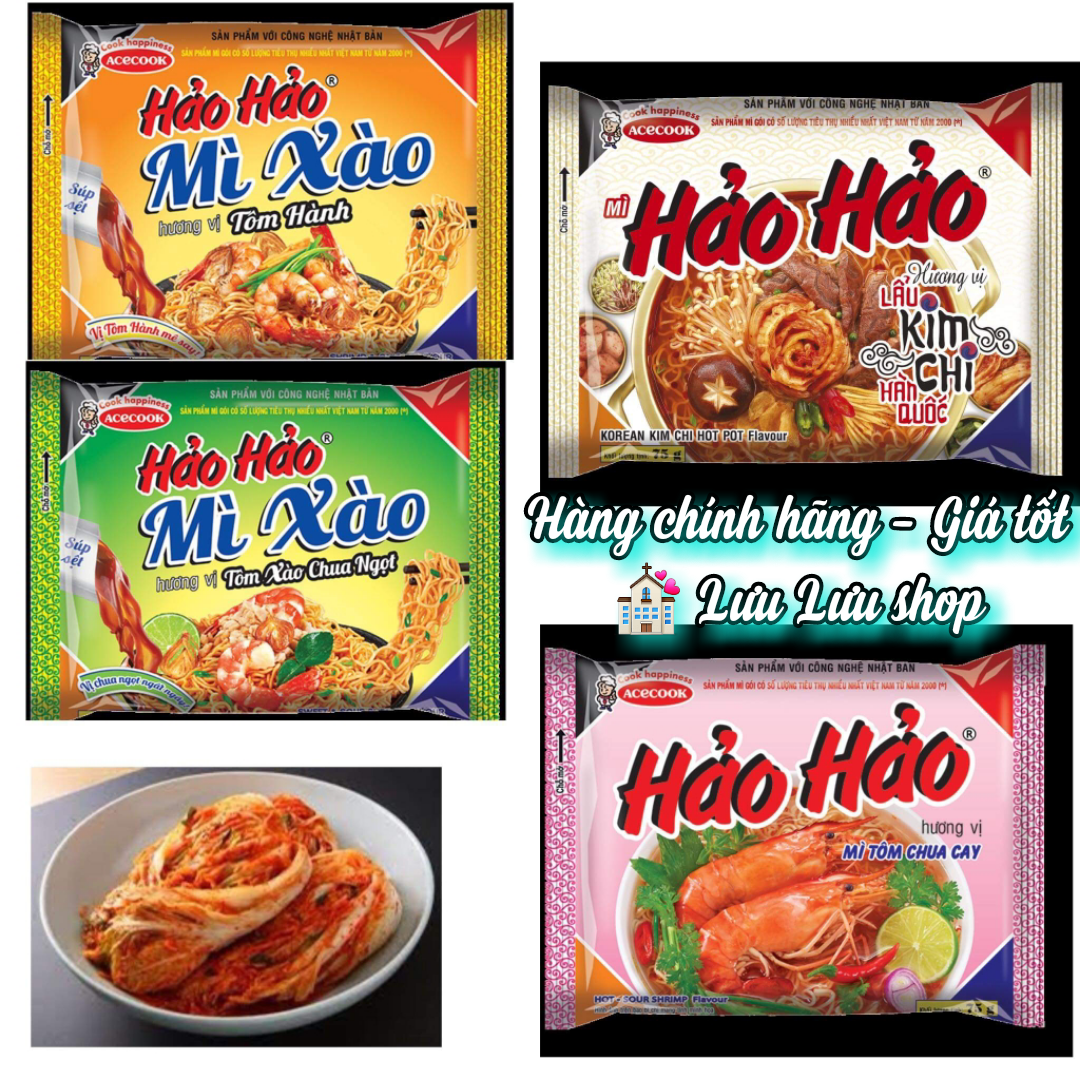Giảm Giá Mì Hảo Hảo Chay/ Sa Tế Hành /Tôm Chua Cay/ Lẩu Kim Chi/ Hảo Hảo  Xào Tôm Hành/ Khô Chua Ngọt / Sườn Tỏi Phi Gói 75Gr - Beecost