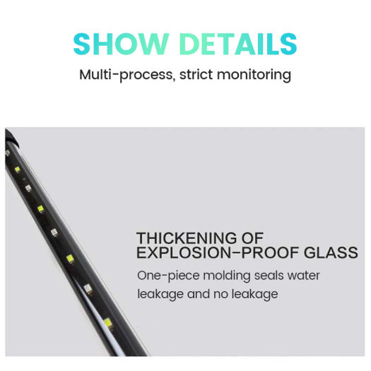 (Kích Thước: 16.5Cm/3.5W/Màu Xanh Dương) Đèn Bể Cá Đèn Bể Cá Chiếu Sáng Lội Nước Đèn LED Bể Cá Cây Thủy Sinh Đèn Led Lặn Bể Cá Đèn Chống Nước