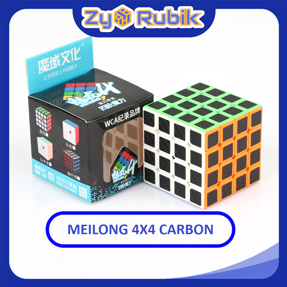Rubik 4x4 Carbon MoYu MeiLong Rubic 4x4 Carbon Moyu Meilong - Zyo Rubik