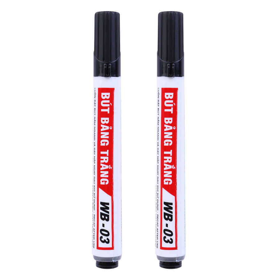[10 Pcs/Box] Hộp Bút Lông Viết Bảng Whiteboard Marker WB-03 Erasable Marker Pen Repeated Filling Whiteboard Marker Pen School Dry Erase Markers Blue Black Red Office Supplies