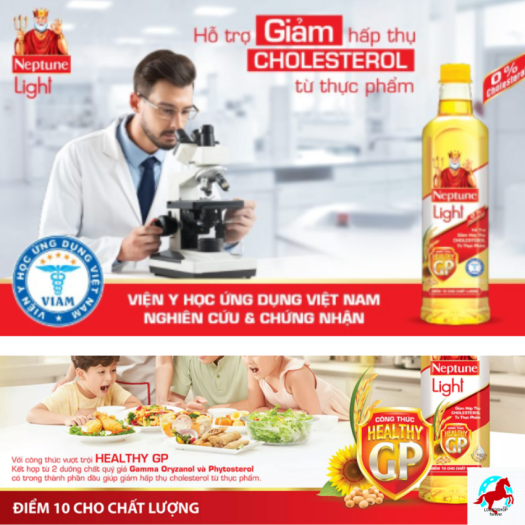 Dầu ăn Neptune Light 1L- LOILEOSHOP BC38- Dầu ăn kết hợp từ ba loại dầu tự nhiên: dầu gạo lứt, dầu đậu nành và dầu hướng dương với ưu điểm không mùi giúp giữ nguyên hương vị tự nhiên của món ăn