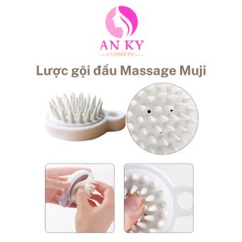 Lược Gội Đầu Muji Xuất Nhật Massage Da Đầu Thu Giãn