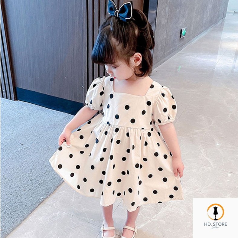 [SIÊU SALE]Váy bi bé gái vải đũi mềm mịn, thoải mái, mát mẻ cho bé gái vui chơi, du lịch có nhiều size cho bé từ 10-22kg