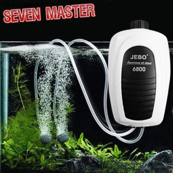 JEBO Máy Bơm Không Khí Bể Cá Siêu Im Lặng Máy Nén Khí, Bơm Khí Ô Xy, Có Thể Điều Chỉnh Im Lặng Không Khí Yên Tĩnh Điều Khiển Phụ Kiện Bể Cá 6100 6800