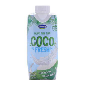 Nước dừa tươi Vinamilk Coco Fresh hộp 330ml