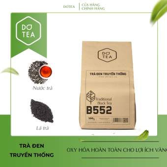 Hồng trà pha trà sữa, gói 500gam trà đen truyền thống B552 Dotea - chát đặc, chuyên dùng cho nguyên liệu pha chế