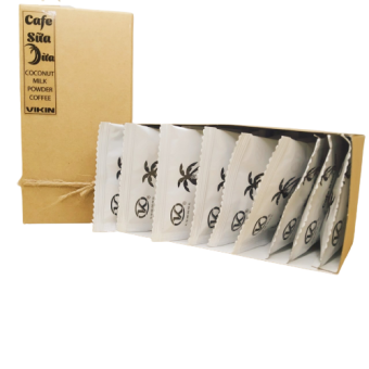 Cà Phê Sữa Dừahòa tanVIKIN,hộp 10 gói x 17g ,tiện lợi,thơm ngonvàan toàn cho sức khỏe.