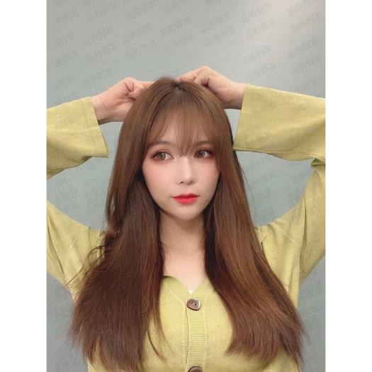 Tóc giả kẹp 😍Tóc kẹp thẳng 😍kẹp dải ngang 6 phím