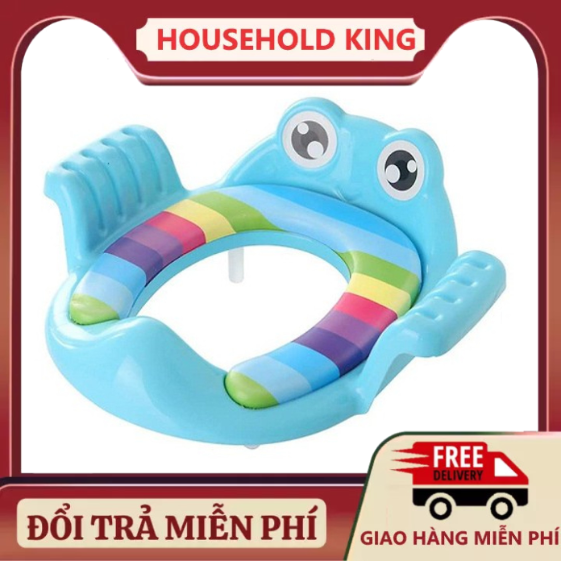 Bệ bồn cầu cho bé - thu nhỏ bồn cầu cho bé hình con ếch