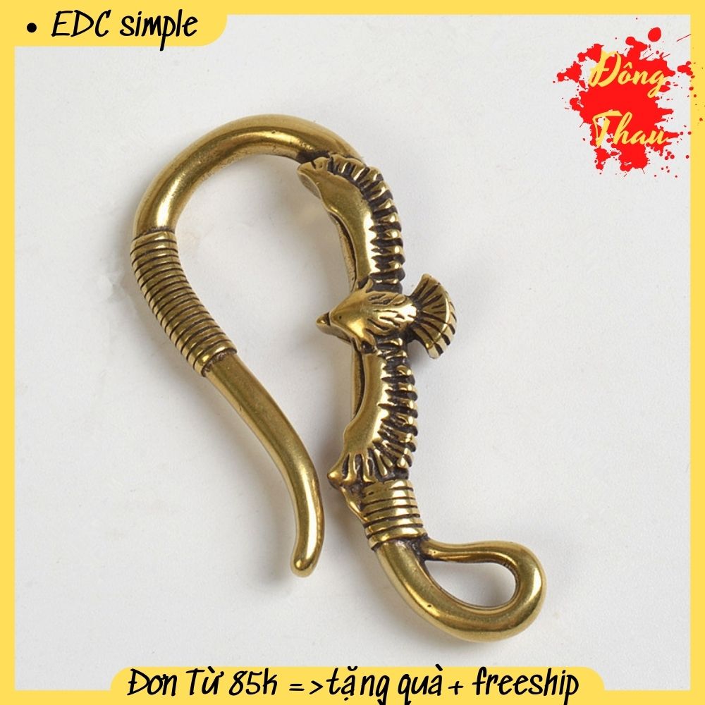 MÓC KHOÁ ĐỒNG THAU , MÓC KHÓA ĐỘC LẠ HÌNH CHIM ĐẠI BÀNG