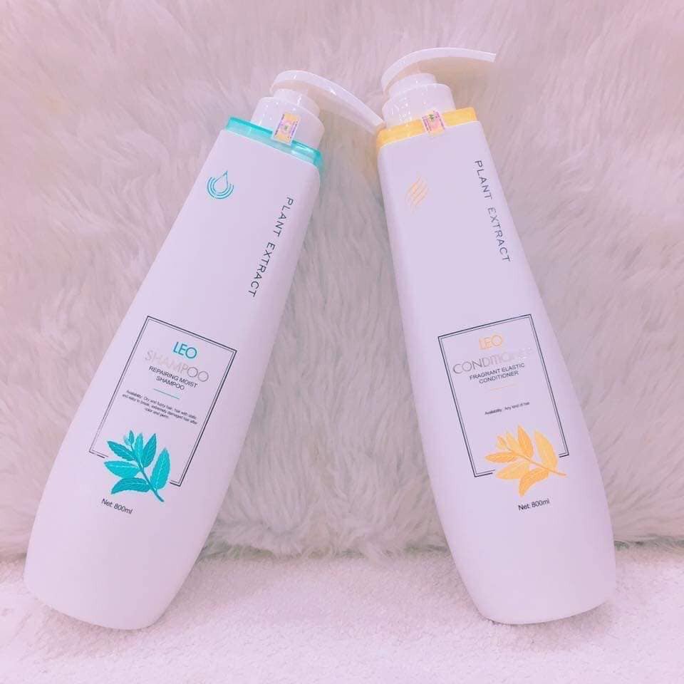 Cặp dầu gội, dầu xả phục hồi tóc hư tổn Prosee Leo 800ml