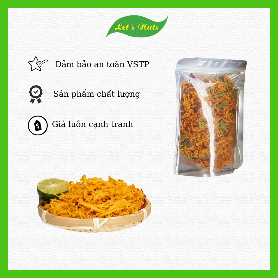 [ HCM ]100g khô gà lá chanh túi zip tiện lơi, đồ ăn vặt SUSUTOSHOP ngon giá rẻ