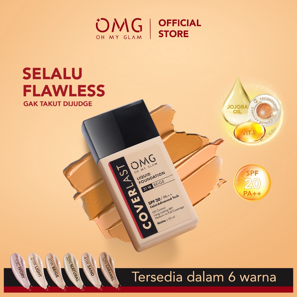 OMG Oh My Glam Coverlast Liquid Foundation
