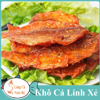 Khô Cá Linh Xẻ (Phèn Hồng) Thịt Thơm Ngọt Ngon- LÀNG CÁ NAM BỘ