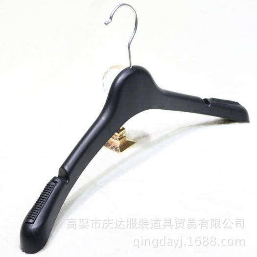 Móc nhựa treo quần áo set 10 cái móc phơi đồ nam nữ cho shop vai to màu dài 38cm