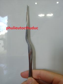 Nhíp cong inox lấy ráy tai lẻ - phulieutocthuduc