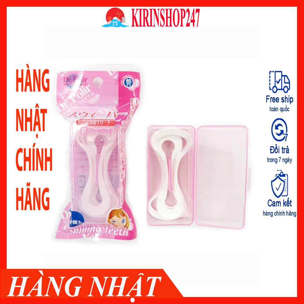Set 4 dụng cụ làm sạch lưỡi 2 đầu Tagami Nhật Bản