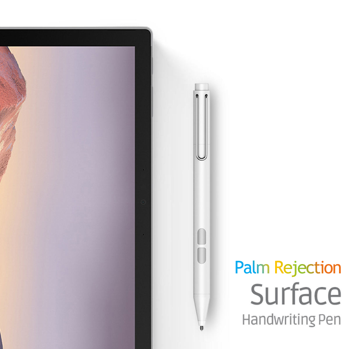 Uogic Pen Voor Microsoft Surface - 4096 Drukgevoeligheid - Hellingsondersteuning - Palm Rejection - AAAA Batterij - 1500 Uur