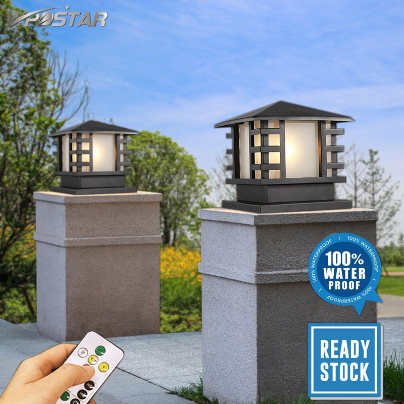 Solar Gate Lamp Pillar Light Outdoor Lighting Waterproof LED Lampu Pagar Aluminium ราคา 2,577 บาท*ส่งฟรี