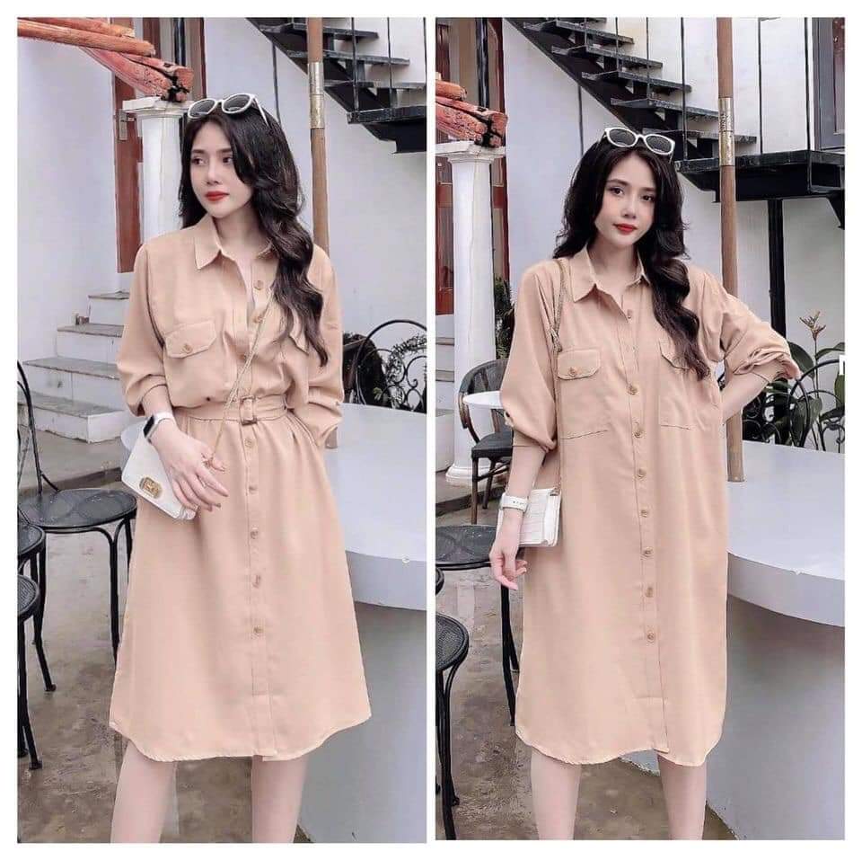 Đầm bầu công sở thiết kế