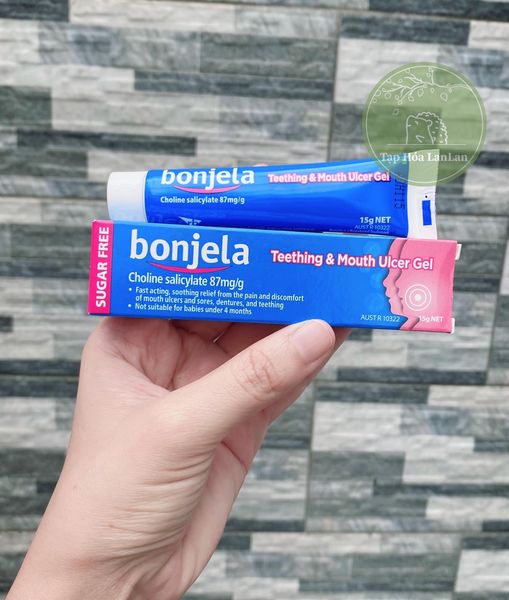 Kem bôi lợi giảm đau khi mọc răng và giảm đau do lở miệng bonjela teething & mouth ulcer gel