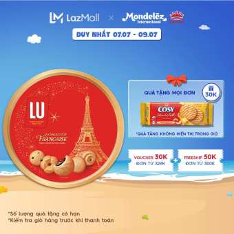 Bánh quy bơ thập cẩm công thức Pháp LU hộp 708g/ hộp 540g