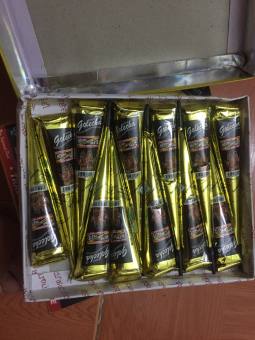 MỰC VẼ, MƯC XĂM HENNA MÀU ĐEN BỀN MÀU 5-10 ngày (Tặng khuôn vẽ lẻ ngẫu nhiên)