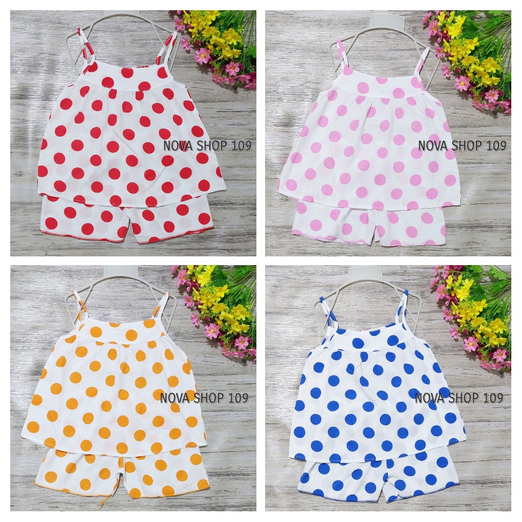 Combo 4 Bộ tôn, lanh 2 dây cho bé gái Siêu Xinh.