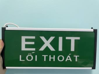 Đèn Exit lối thoát hiểm 2 mặt 3W The Exit light -