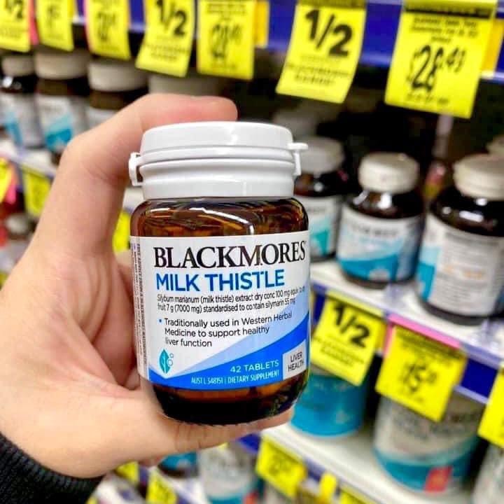 Bổ gan Milk Thistle Blackmores Úc 42 viên