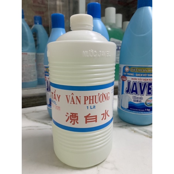 Nước tẩy trắng quần áo javel chai 1l